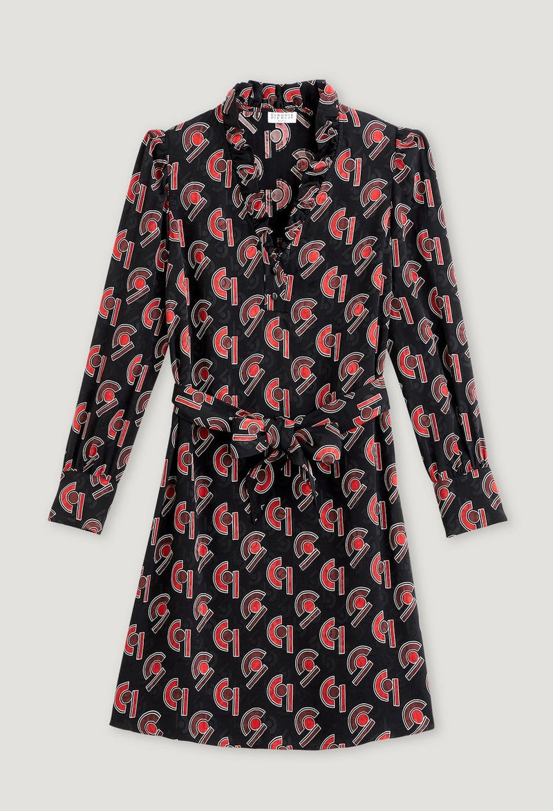 Robe Rumba - Print Fonce - Claudie Pierlot - The Bradery