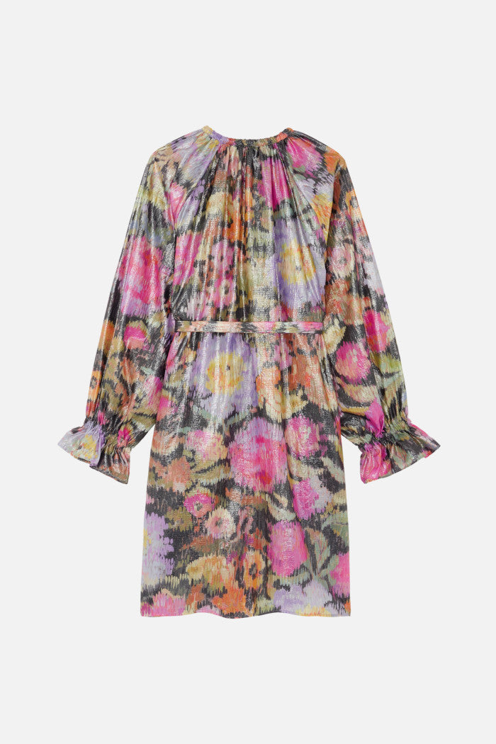 Shelton Polaroid Dress - Multi Charcoal