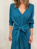 Robe Sofia Crepe Cobalt - Sophie And Lucie - The Bradery