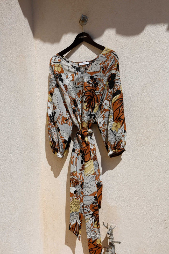 Vestido Villa Botanique - Caramelo