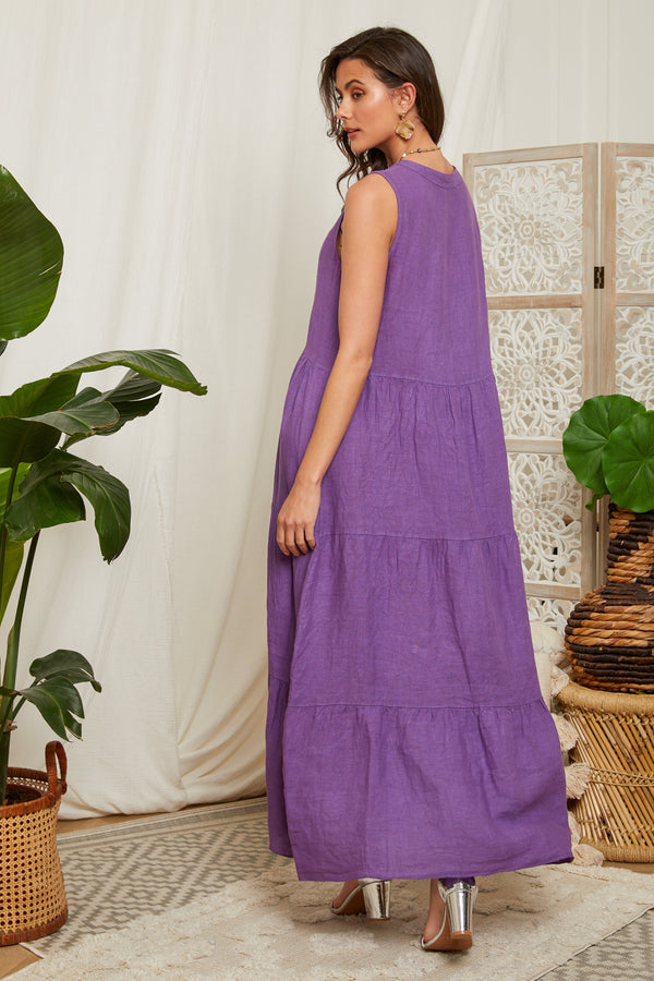 Robe Violet - Femme ROBES & JUPES Autour Du Lin