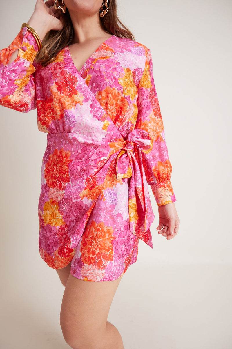 Robe Romane Peony Bomb