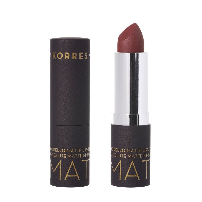 Barra de Labios Mate - N°55 Cuero Burdeos - Korres - The Bradery