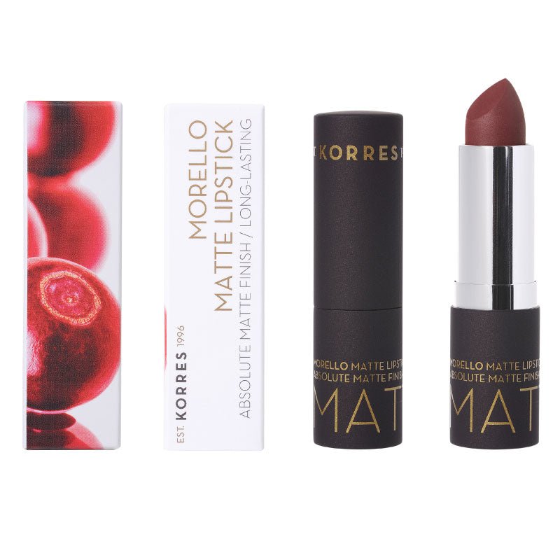 Barra de Labios Mate - N°55 Cuero Burdeos - Korres - The Bradery