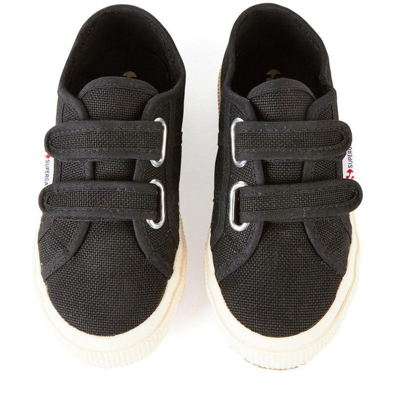 Superga - Superga 2750 Cotjstrap Classic Basket - Black - Superga Kids