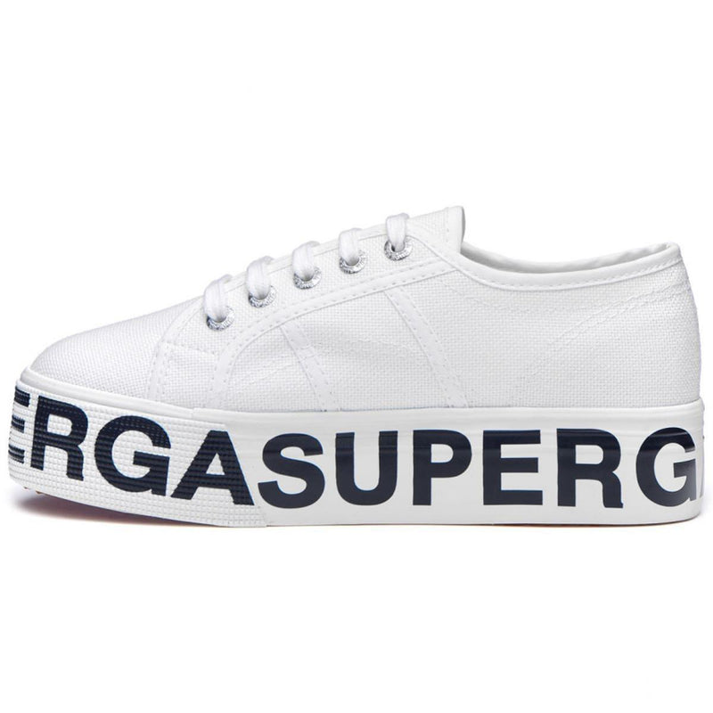 Superga - Basket Superga 2790-Cotw Outsole Lettering - Blanc - Superga Woman Man