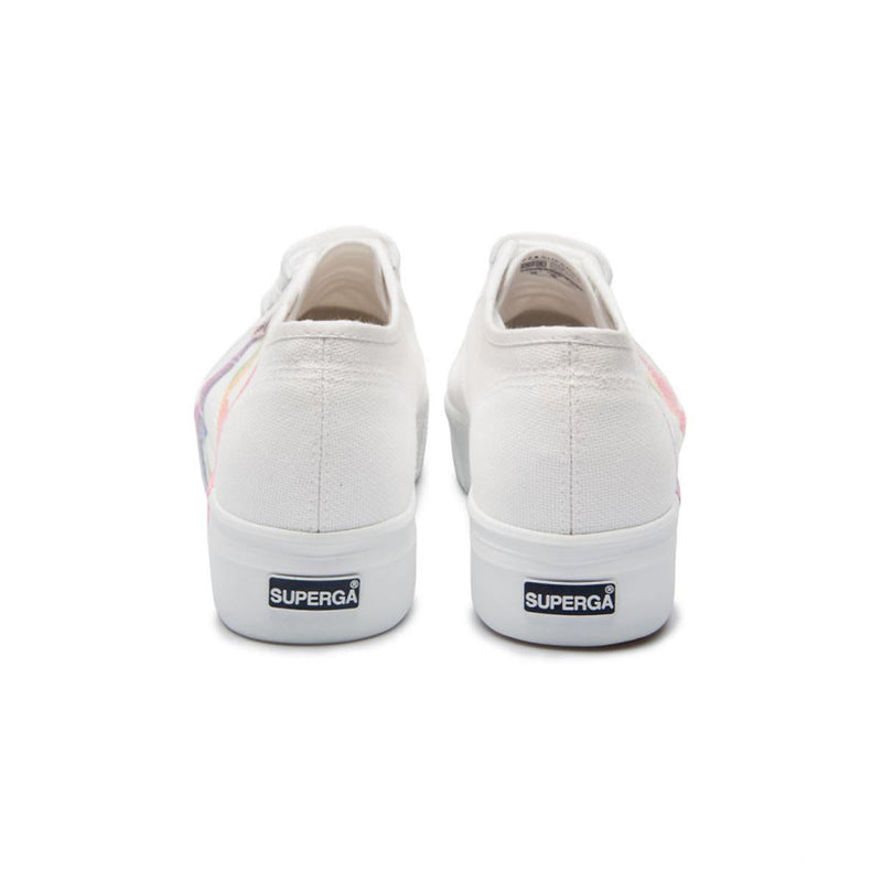 Superga - Basket Superga 2790-Cotw Printed Logoglitter - Blanc - Superga Woman Man