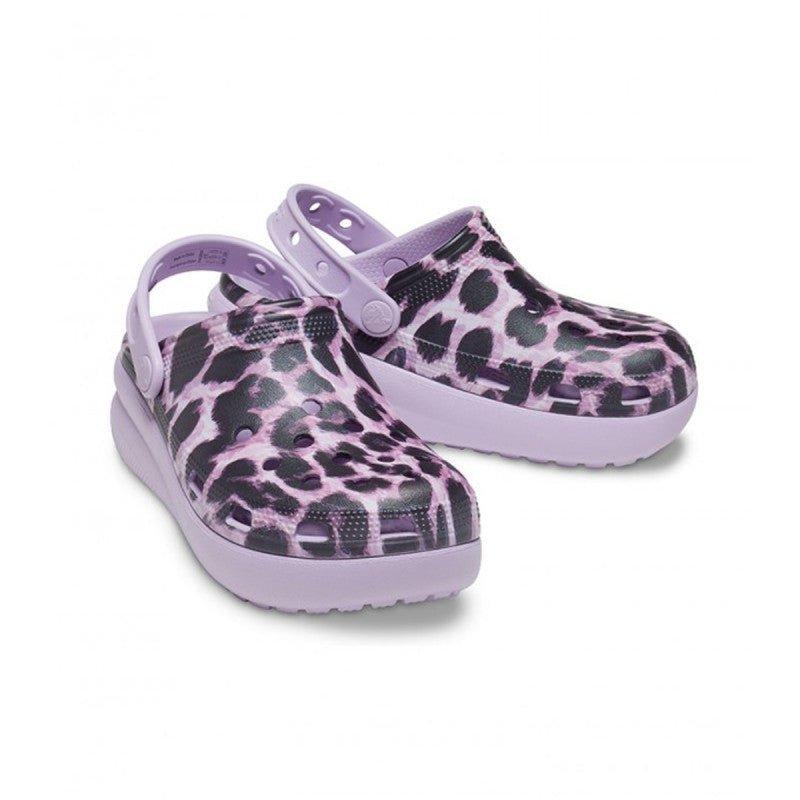 Classic Animal Print Cutie Clogs - Purple