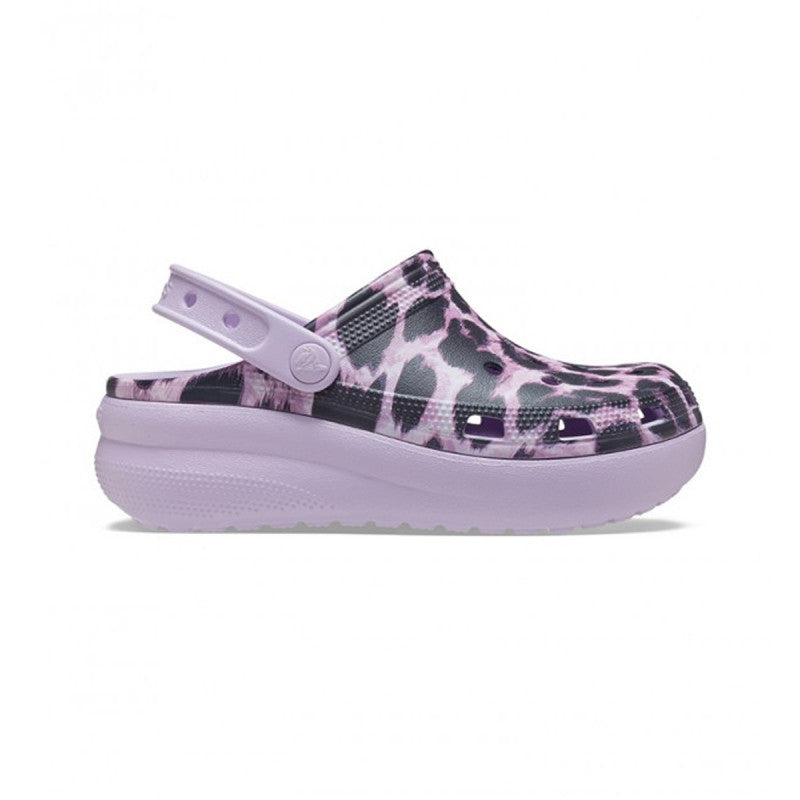 Classic Animal Print Cutie Clogs - Purple