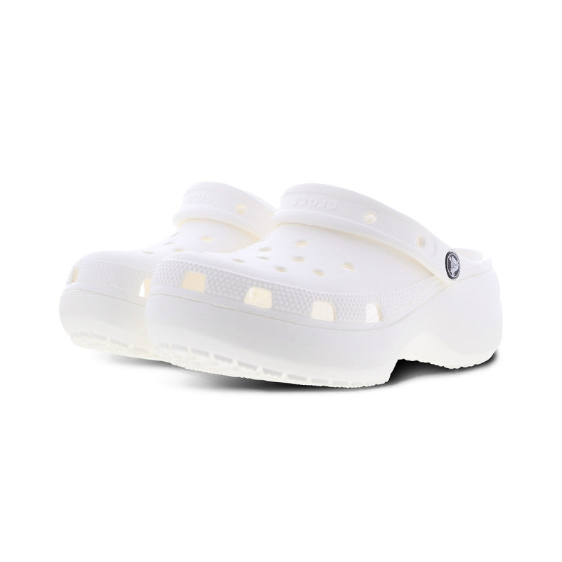 Classic Platform Clogs - White