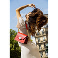 Sac A Bandouliere Ava - Rouge - Christian Laurier - The Bradery