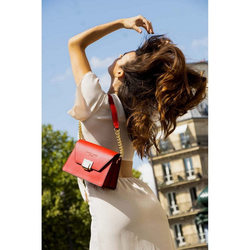 Sac A Bandouliere Ava - Rouge - Christian Laurier - The Bradery