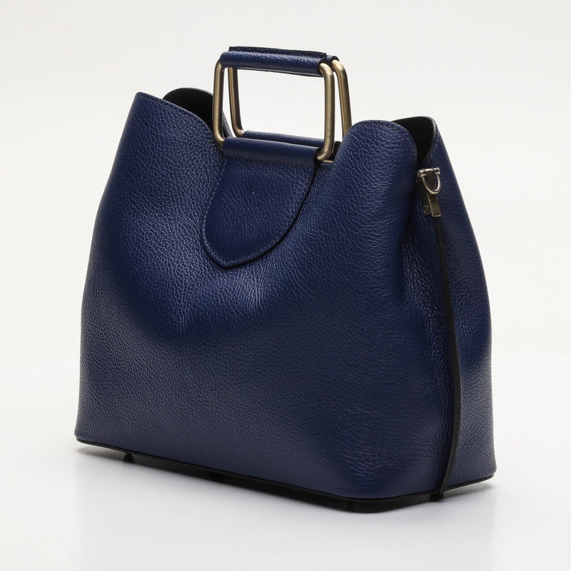 Sac A Bandouliere Dalia Navy - Femme - Maison Heritage - The Bradery