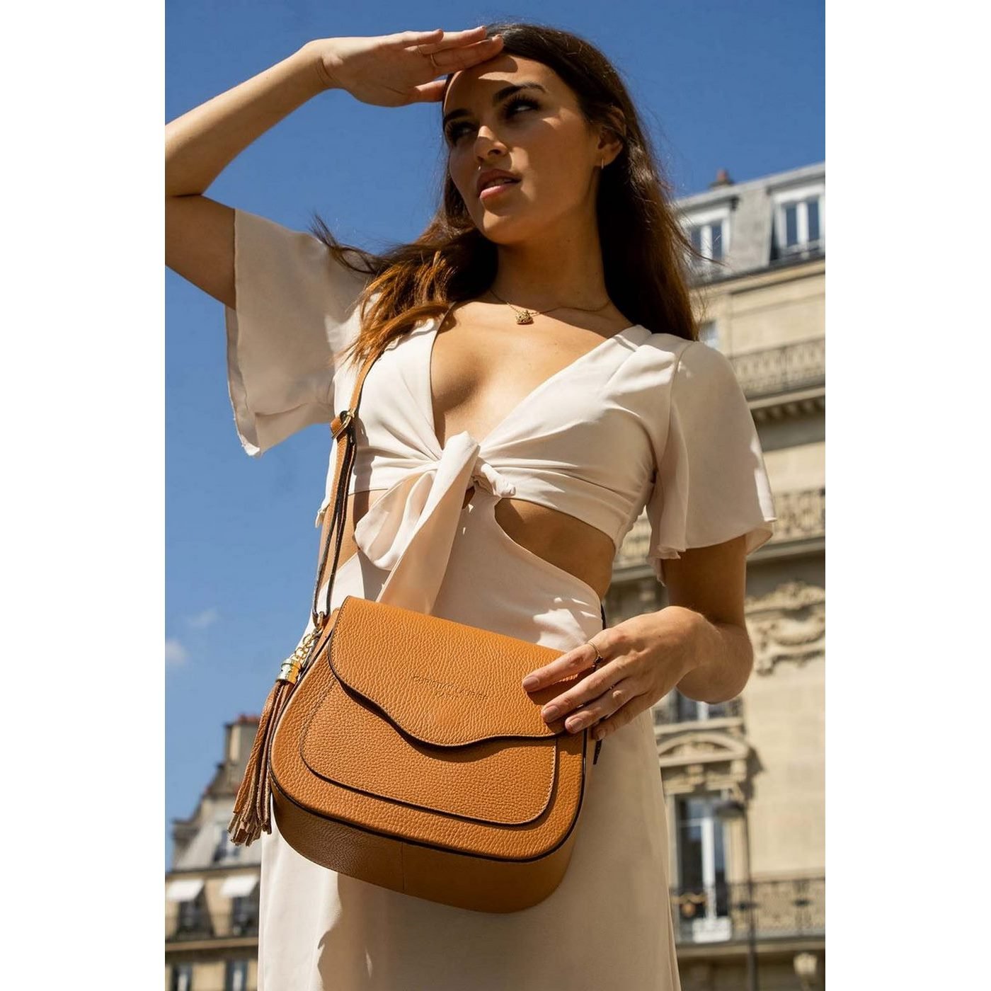 Ina Shoulder Bag - Camel - Christian Laurier - The Bradery