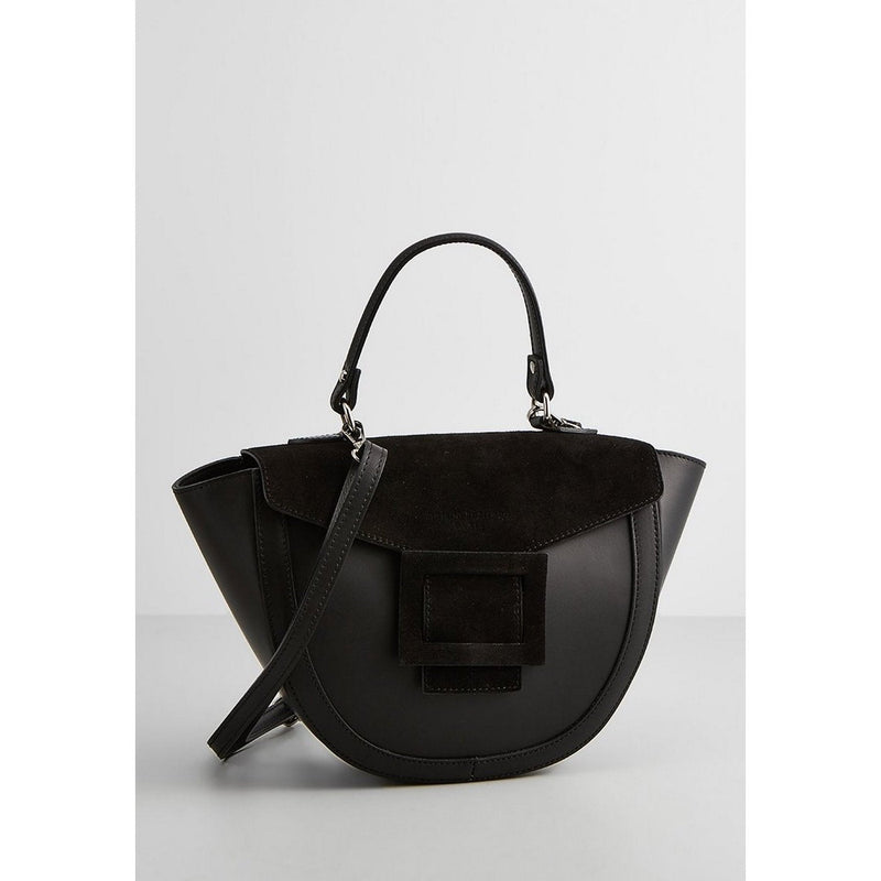 Sac A Bandouliere Noir Votti Suede - Maison Heritage - The Bradery