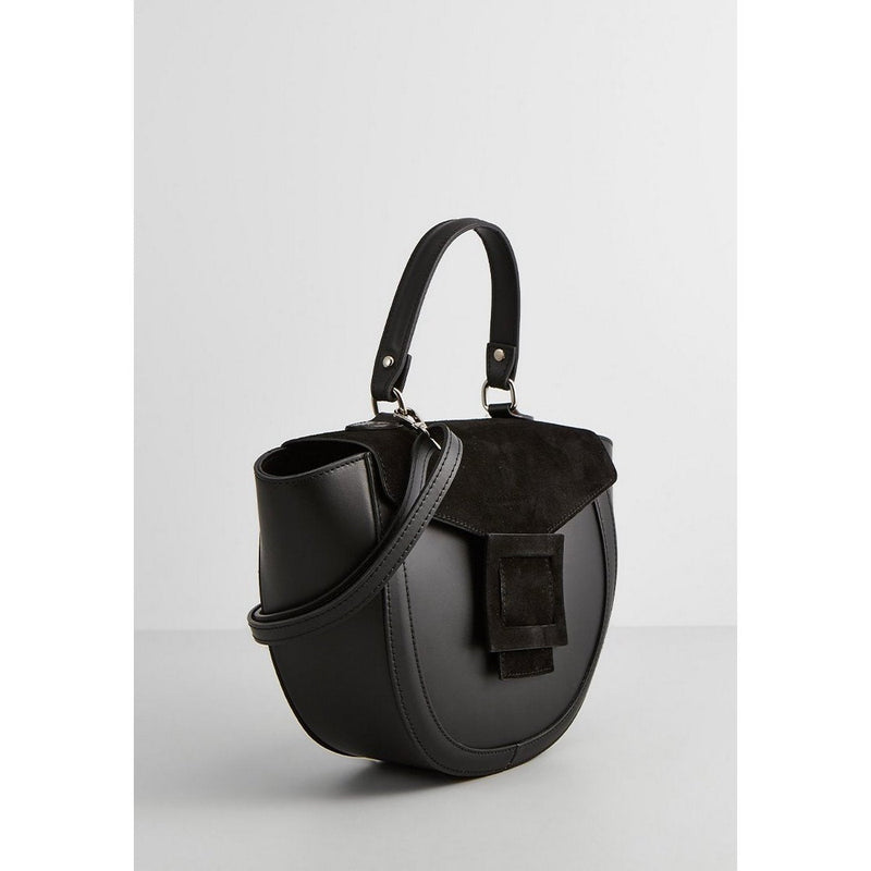 Sac A Bandouliere Noir Votti Suede - Maison Heritage - The Bradery