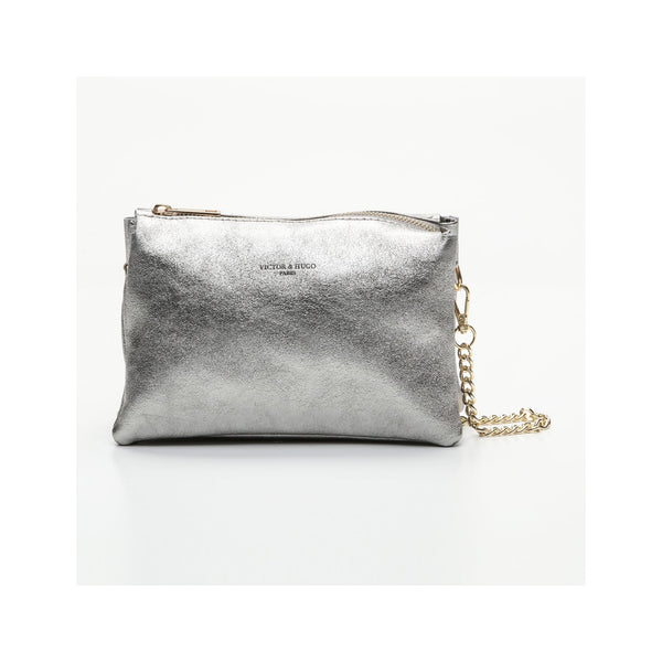 Bolso Bandolera Perla - Plateado - Victor & Hugo - The Bradery