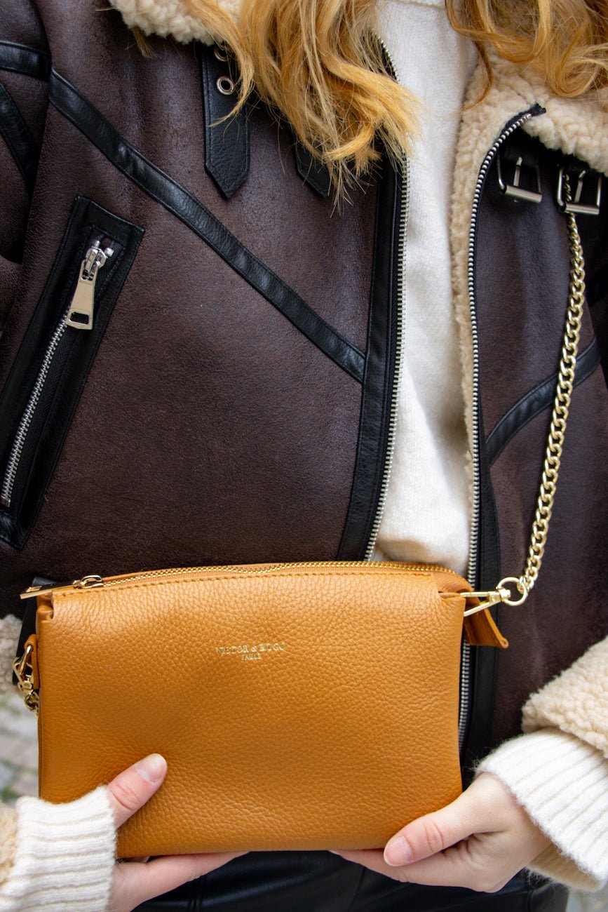Perla Shoulder Bag - Camel - Victor & Hugo - The Bradery