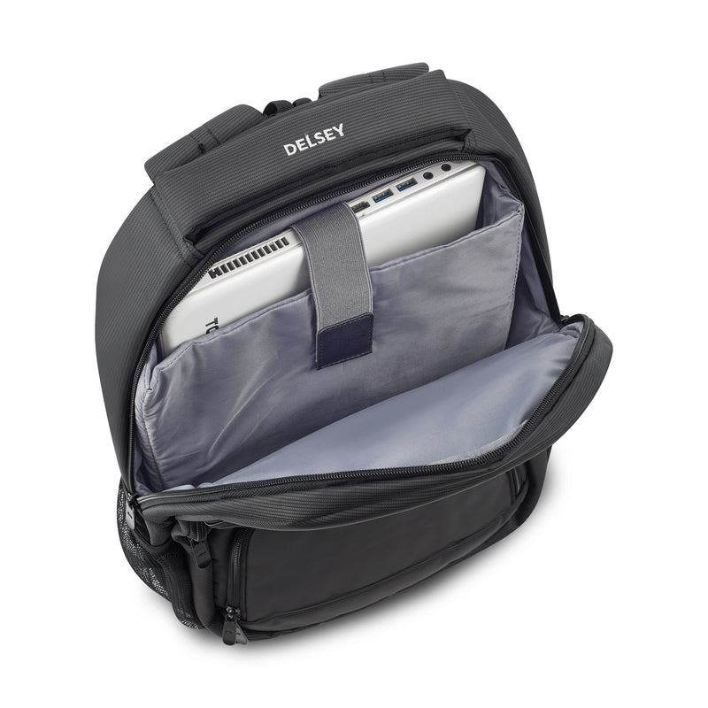 2 Compartment Backpack - Element Backpacks Aviator - Gray - Delsey Paris - The Bradery