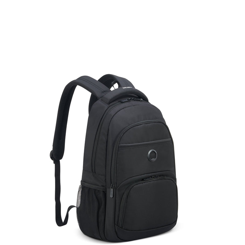 2 Compartment Backpack - Element Backpacks Aviator - Black - Delsey Paris - The Bradery