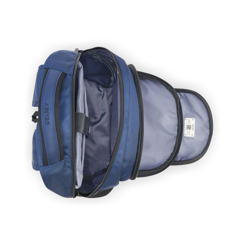 2 Compartment Backpack - Element Backpacks Navigator - Blue - Delsey Paris - The Bradery