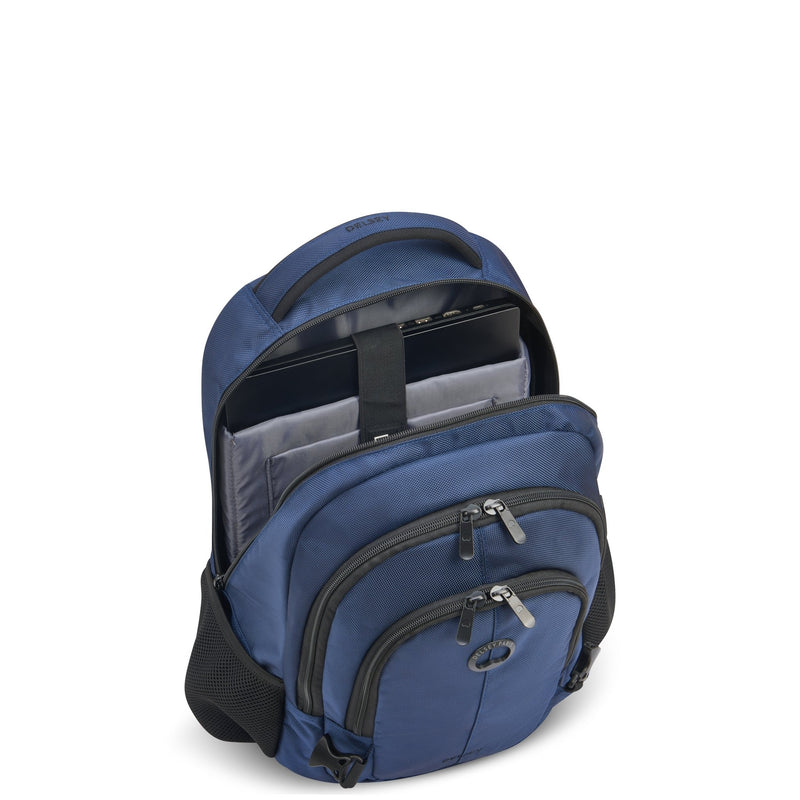 2 Compartment Backpack - Element Backpacks Navigator - Blue - Delsey Paris - The Bradery