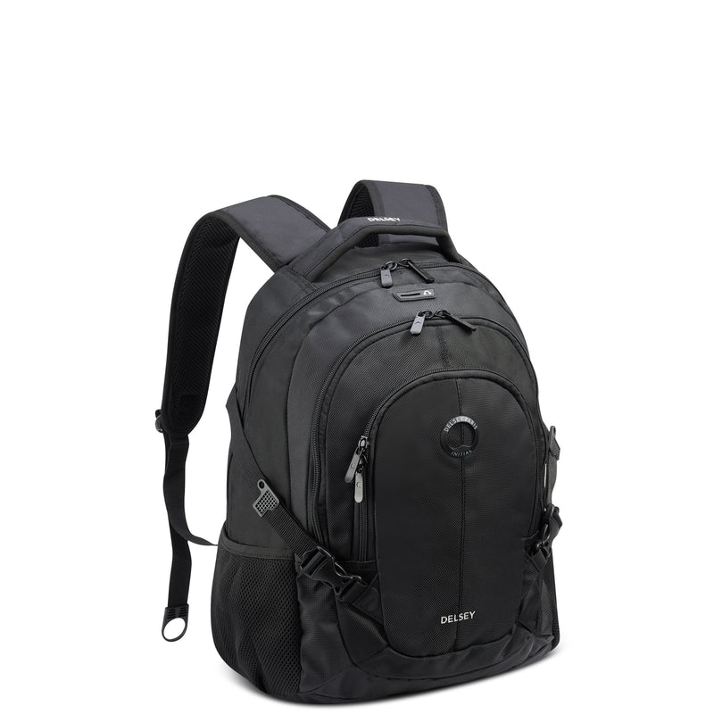 2 Compartment Backpack - Element Backpacks Navigator - Black - Delsey Paris - The Bradery