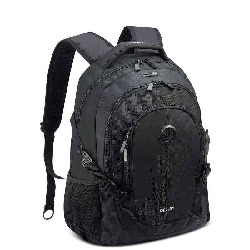 2 Compartment Backpack - Element Backpacks Navigator - Black - Delsey Paris - The Bradery
