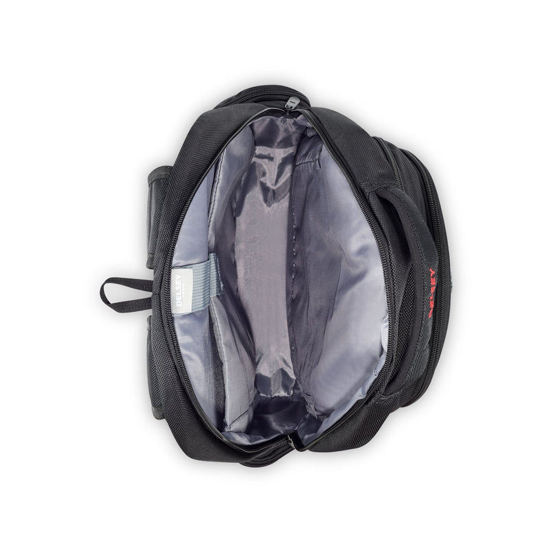 2 Compartment Backpack - Elements Backpacks Flier - Black - Delsey Paris - The Bradery