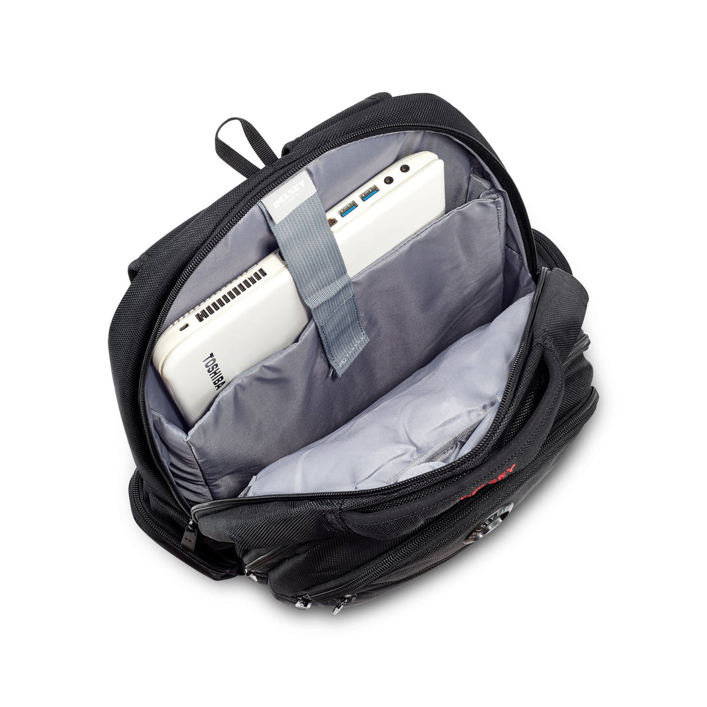 Sac À Dos 2 Compartiments - Elements Backpacks Flier - Noir - Delsey Paris - The Bradery