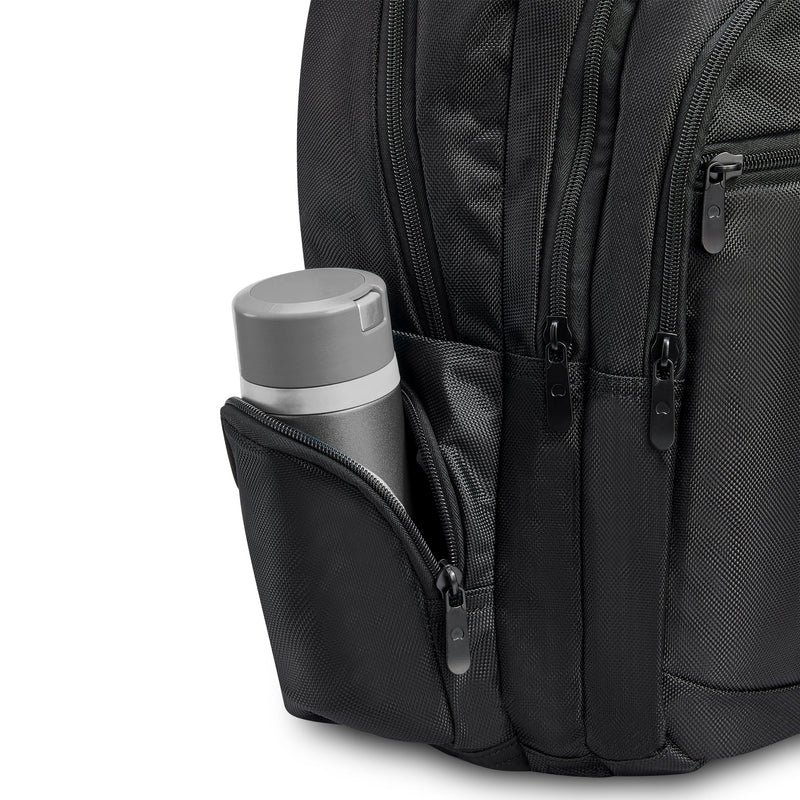 2 Compartment Backpack - Elements Backpacks Flier - Black - Delsey Paris - The Bradery