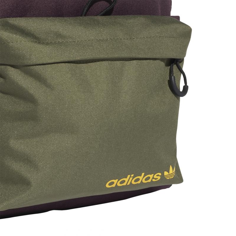 Adidas Originals Premium Essentials Modular Backpack - Burgundy - Unisex - Adidas - The Bradery