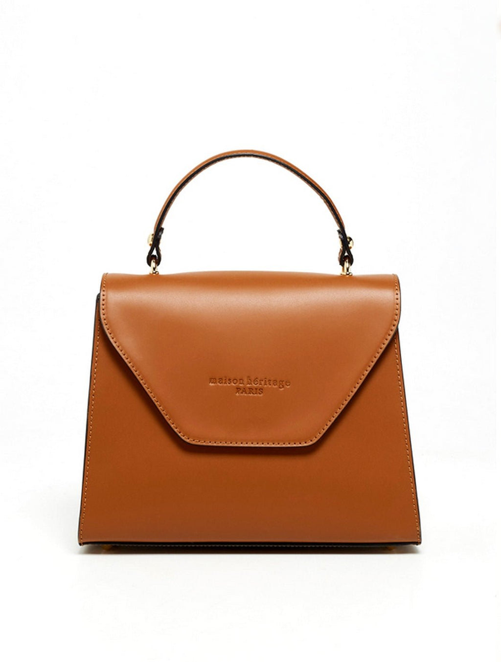 Borsa a mano Blu - Cammello - Maison Heritage - The Bradery