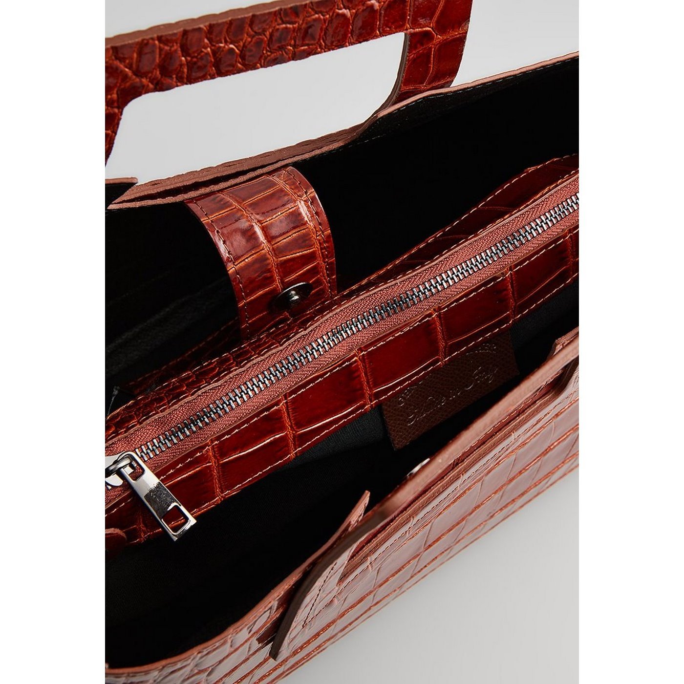 Bolso Camel Jane Croco - Maison Heritage - The Bradery