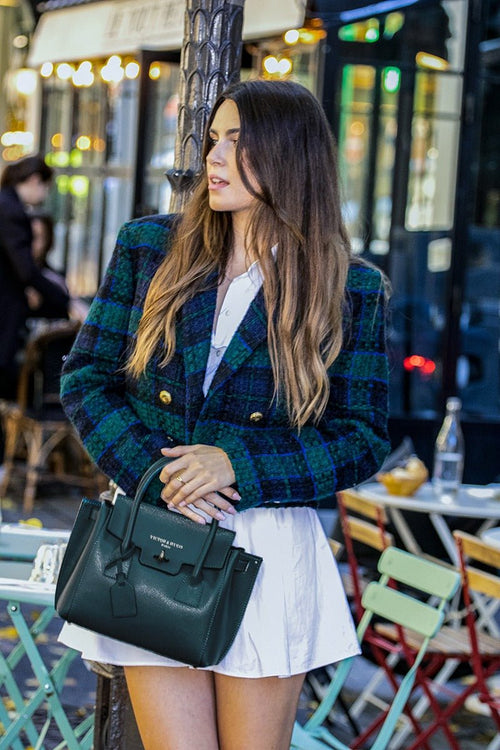 Sac À Main Jeny - Bleu Cannard - Victor & Hugo - The Bradery