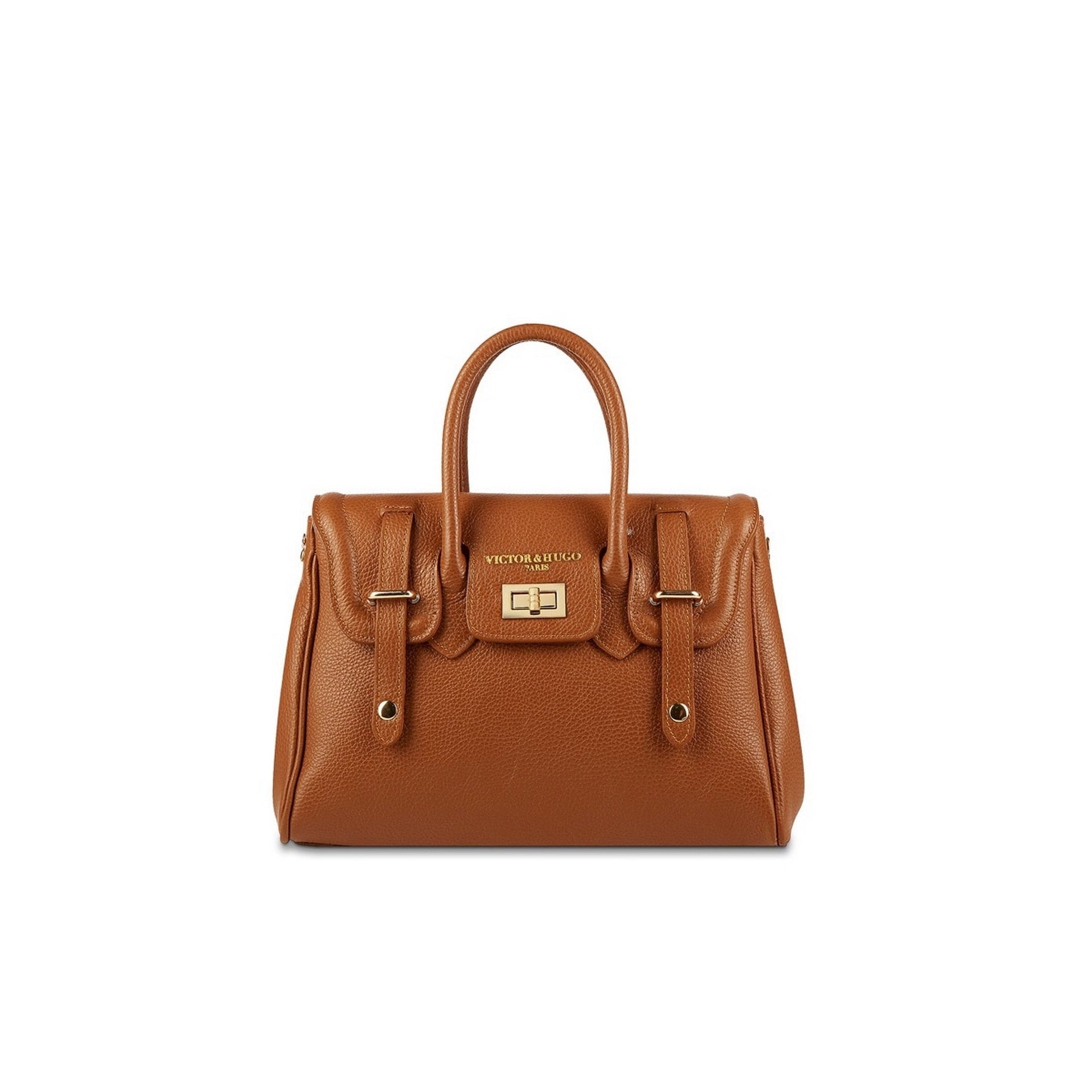 Ondine Briefcase Handbag - Camel - Victor & Hugo - The Bradery