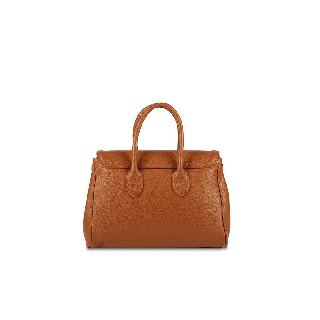 Ondine Briefcase Handbag - Camel - Victor & Hugo - The Bradery