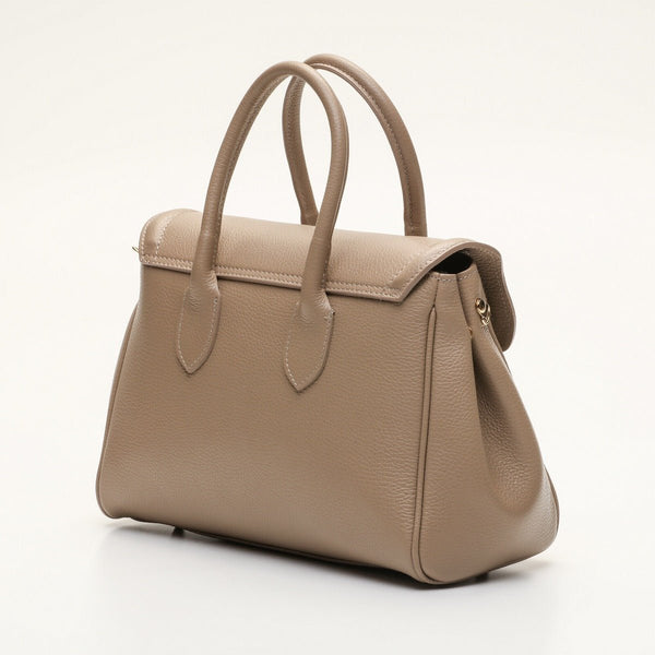 Ondine Briefcase Handbag - Light Taupe - Victor & Hugo - The Bradery