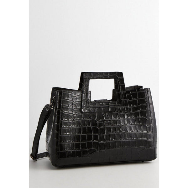 Borsa Jane Croco nera - Maison Heritage - The Bradery