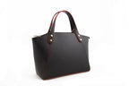 Sac A Main Parl - Noir - Rouge - Maison Heritage - The Bradery