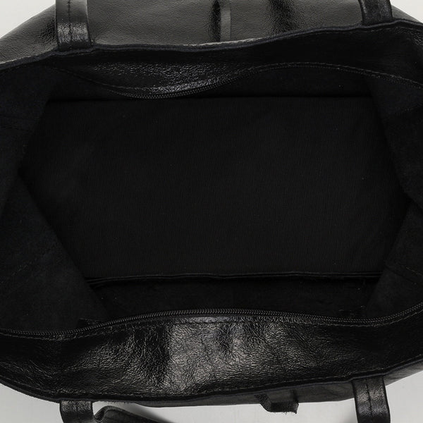Vog Handbag - Metallic Black - Victor & Hugo - The Bradery