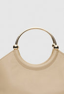 Claudie Pierlot Bolso Grande Anouck Ring - Beige - - The Bradery