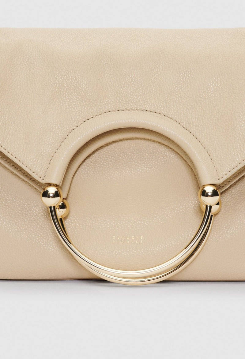 Sac Anouck Ring Large - Beige - Claudie Pierlot - The Bradery