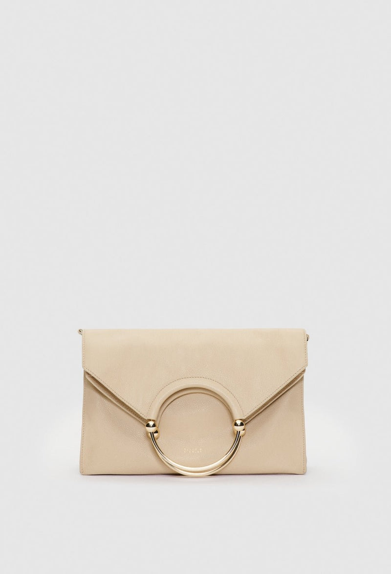 Sac Anouck Ring Large - Beige - Claudie Pierlot - The Bradery