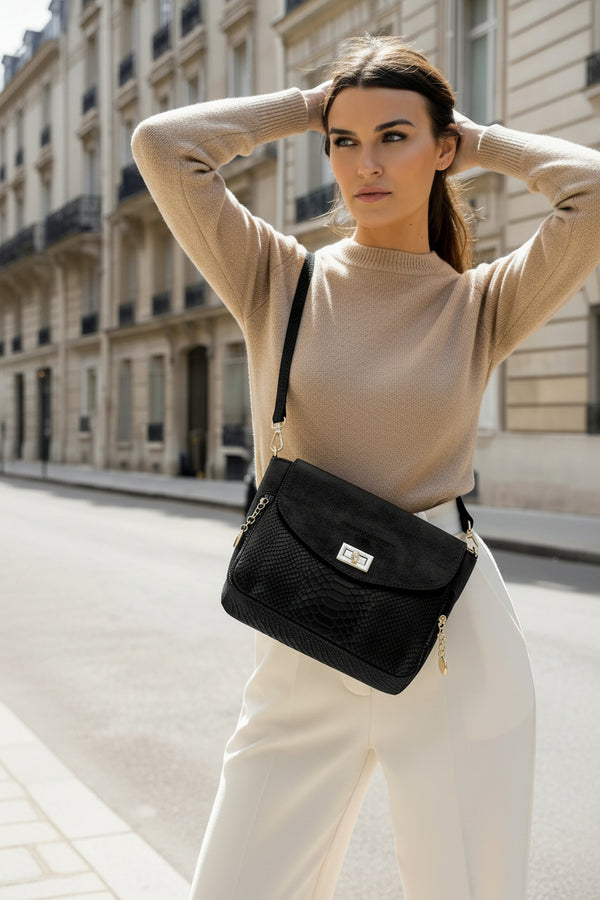 Bolso Bandolera Acil - Negro - Christian Laurier - The Bradery