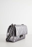 Sac Bandouliere Lena - Argente Fonce - Christian Laurier - The Bradery