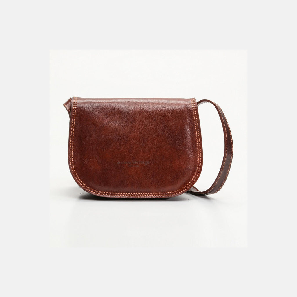 Sac Bandouliere Lilly Marron - Vintage SAC BANDOULIERE Maison Heritage
