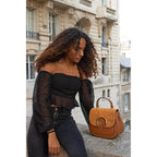Mina Shoulder Bag - Camel - Victor & Hugo - The Bradery