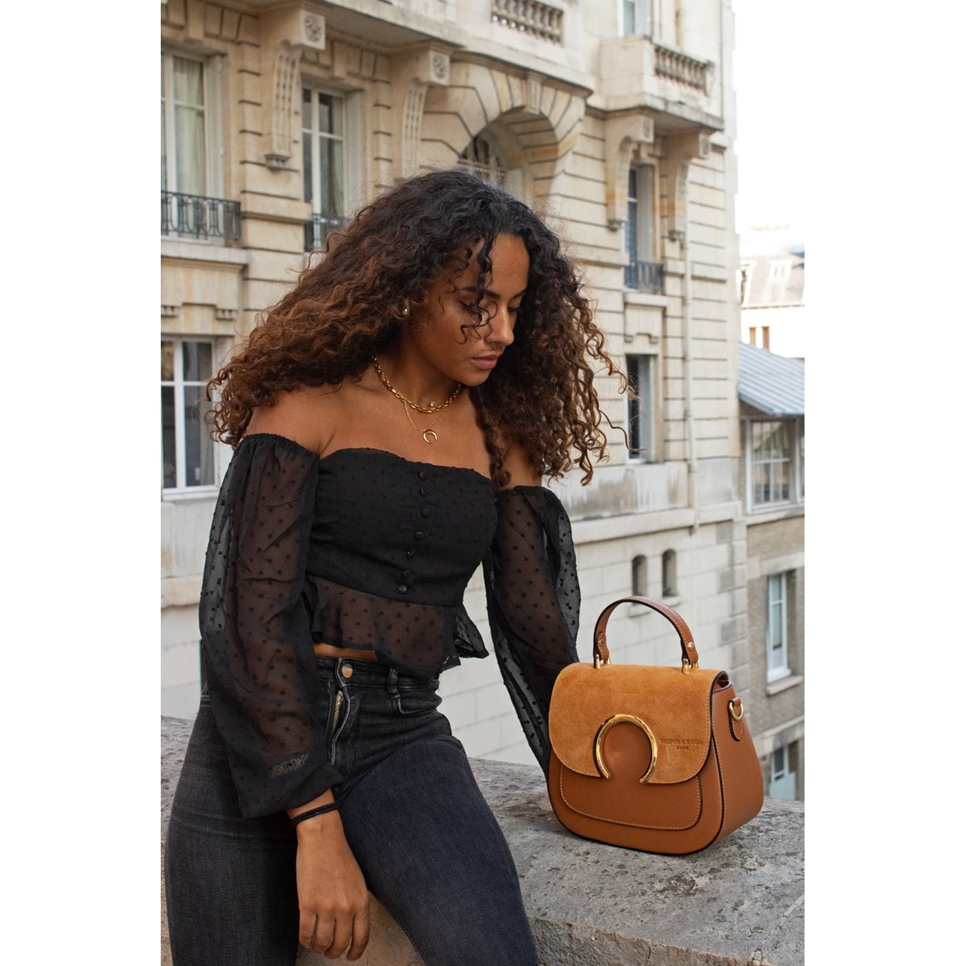 Mina Shoulder Bag - Camel - Victor & Hugo - The Bradery
