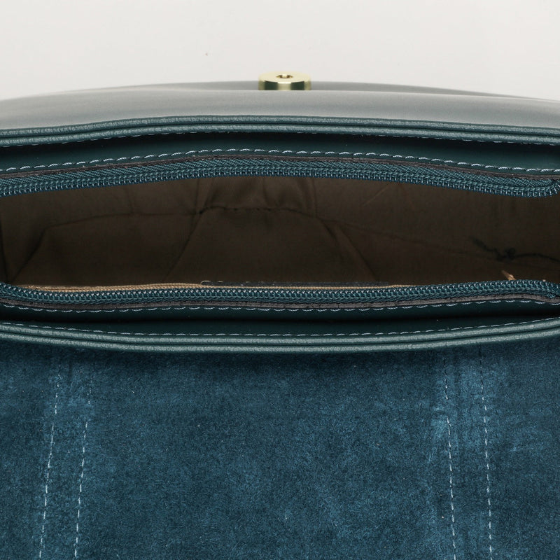 Sac Besace Tex Vert Petrole - Femme SAC BESACE Maison Heritage